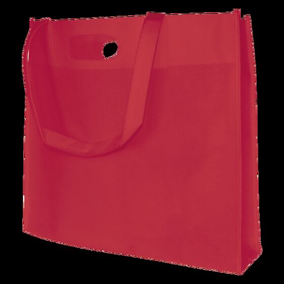 50 Non Woven Tasche rot 44 10x38cm Woventasche bedrucken