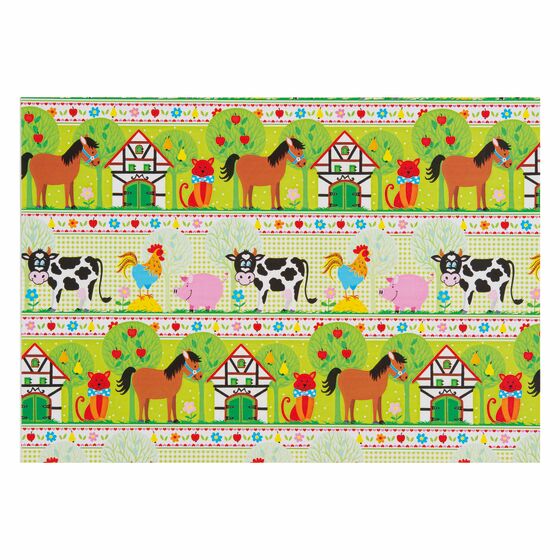 Geschenkpapier Bauernhof