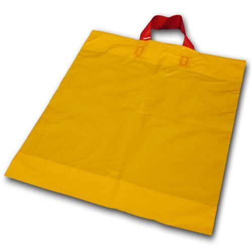 15000 Schlaufentasche gelb LDPE 38x45cm Plastiktueten bedrucken