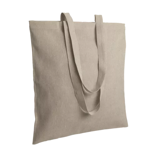 50 Recycling-Stofftaschen natur 150g/qm 38x42cm langer Henkel Stoffbeutel bedrucken
