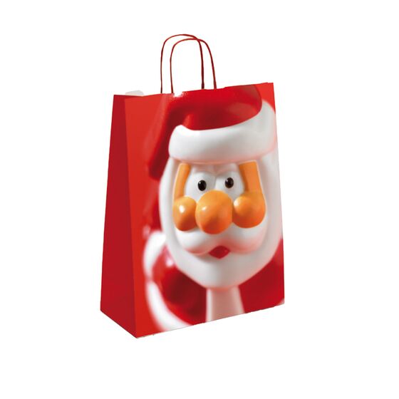 100 Weihnachtstüten Nikolaus 24 11x31cm Papiertueten 