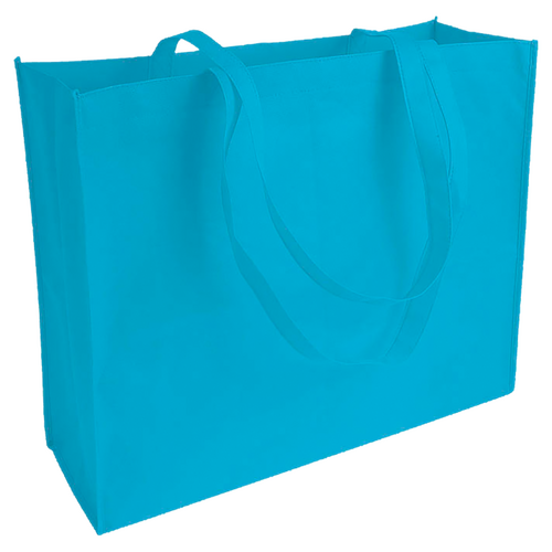 250 Non Woven Tasche hellblau 50 12x40cm Woventasche bedrucken