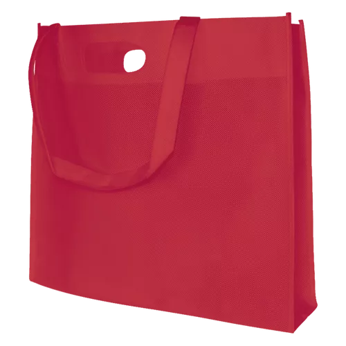 50 Non Woven Tasche rot 44 10x38cm Woventasche bedrucken