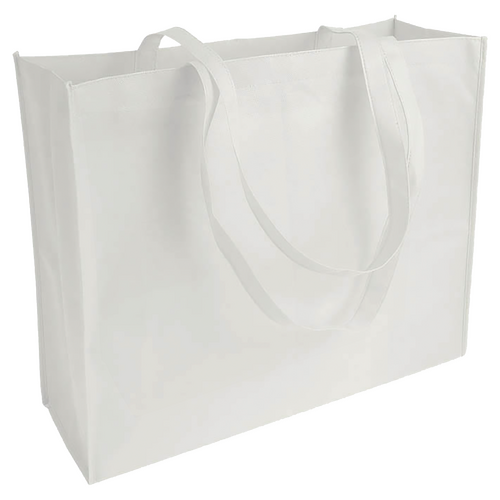 50 Non Woven Tasche weiss 50 12x40cm Woventasche bedrucken