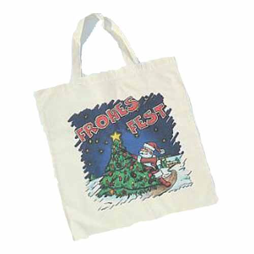 Weihnachtstaschen Geschenktaschen mit Motiv Frohes Fest  Auslaufprodukt