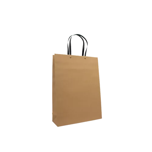 100 braune Papiertragetaschen 30 10x40cm zum Bedrucken