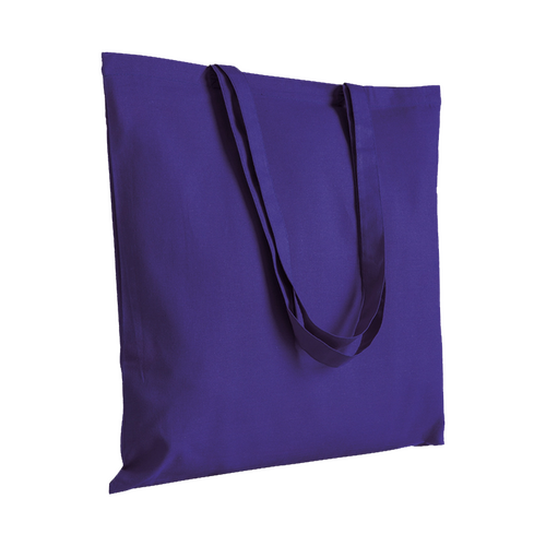 100 Stofftaschen 220gr/qm lila 38x42cm langer Henkel Stoffbeutel bedrucken