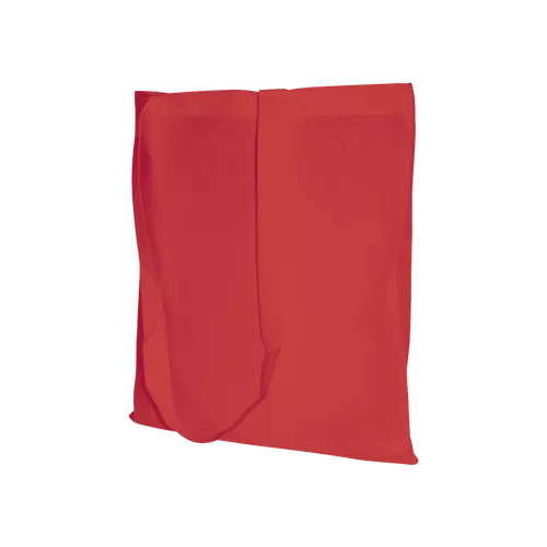 50 Stofftaschen rot 38x42cm langer Henkel Stoffbeutel bedruckener Henkel