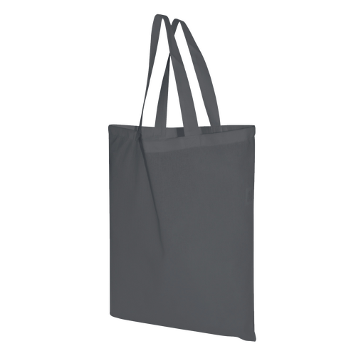 250 Stofftaschen anthrazit 38x42cm kurzer Henkel Stoffbeutel bedrucken