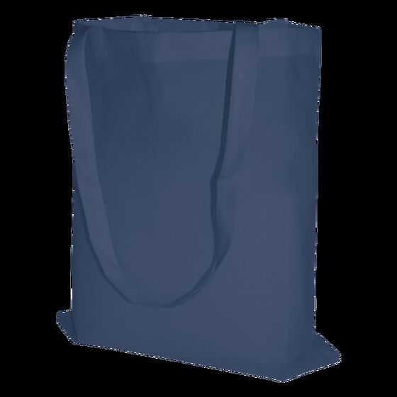 50 Non Woven Bags blau 38x42cm Woventasche bedrucken