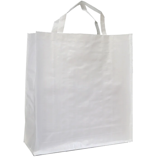 500 PP Woven Taschen weiss 45 18x48cmWoventaschen bedrucken