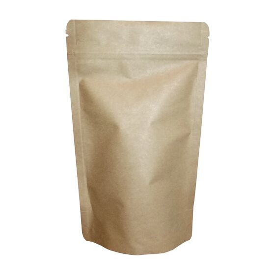 Standbodenbeutel braun 8,5x14 5cm bedruckte Papiertüten