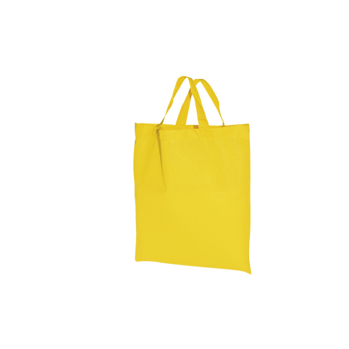 250 Stofftaschen gelb 28x32cm kurze Henkel Stoffbeutel bedrucken