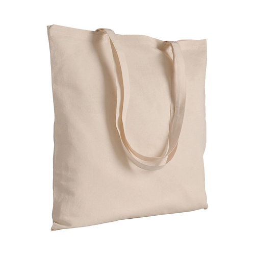 50 Stofftaschen 180gr/qm natur 38x42cm langer Henkel Stoffbeutel bedrucken