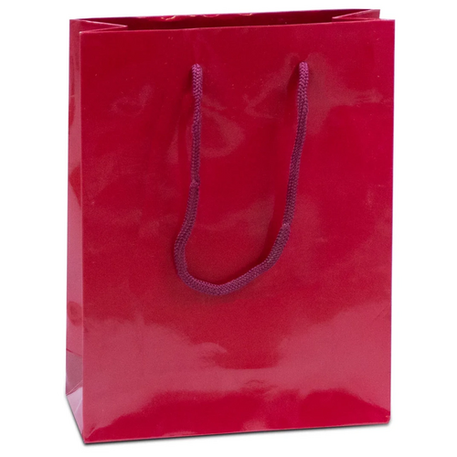 100 Messetaschen bordeaux 25x11x33cm papiertueten bedrucken