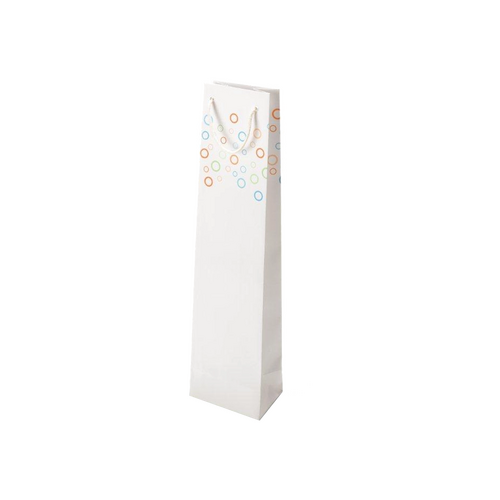 400 Flaschentaschen 9,5 13x38cm Konfetti Papiertueten bedrucken