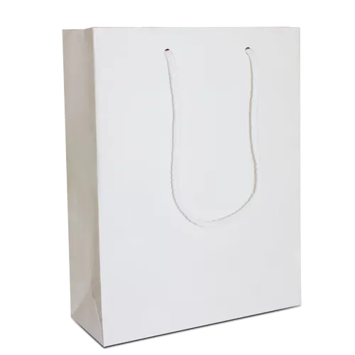 100 Messetaschen weiss 31 10x40cm weiß papiertueten bedrucken