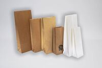 Standbodenbeutel Sortiment braun und weiß Standbodenbeutel Sortiment braun und weiß