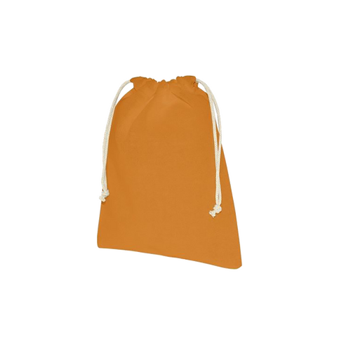 100 Stoffsack orange 15x20cm Baumwollsäckchen bedrucken