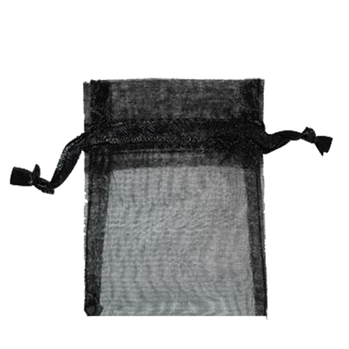 500 Geschenkbeutel Organza schwarz 17x25cm organzabeutel
