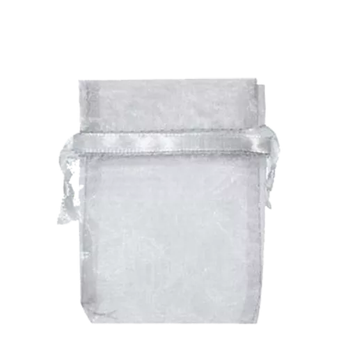 250 Geschenkbeutel Organza silber 17x25cm organzabeutel