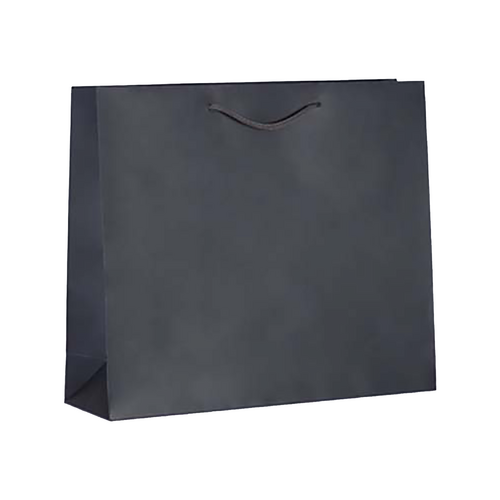 500 Messetaschen anthrazit 25 10x20cm Papiertaschen bedrucken