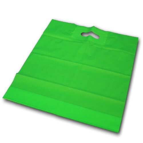 Plastiktüten grün LDPE DKT 35x44 2x4cm - 400 Stück