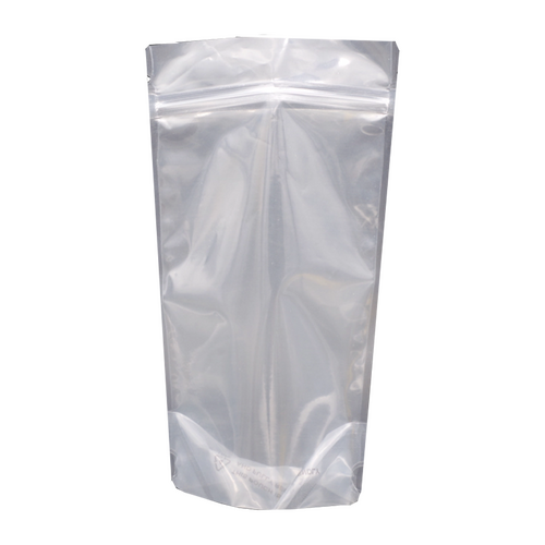 500 Standbodenbeutel 13x22,5 7cm transparent Standbodenbeutel bedrucken