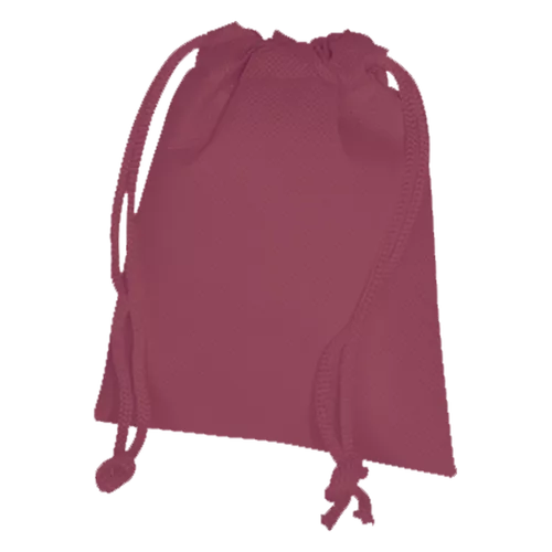 100 Turnbeutel Non Woven bordeaux 12x16cm Wovenbeutel bedrucken