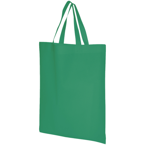 50 Non Woven Taschen grün 22x26cm Woventasche bedrucken