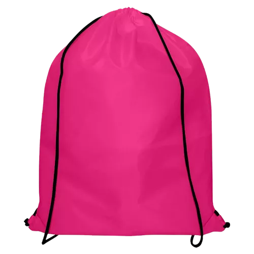 100 Nylon Rucksack magenta 33x42cm Turnbeutel bedrucken