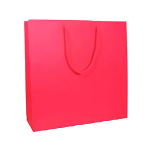 100 Messetaschen neon-pink30 10x40cm Papiertueten bedrucken