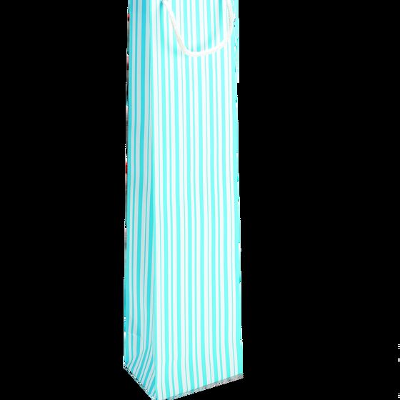 grüne Flaschentasche mit Rebemuster