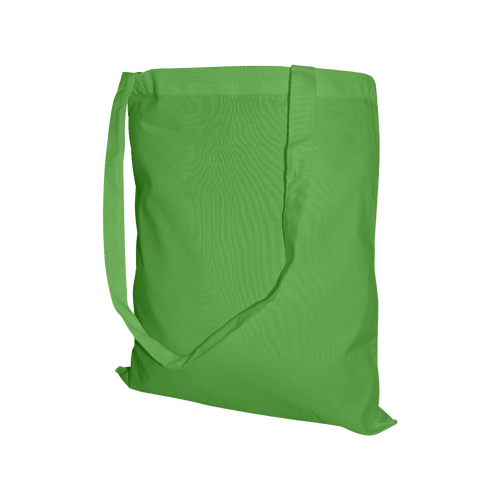 250 Stofftaschen mittelgrün 38x42cm lange Henkel Stoffbeutel bedrucken