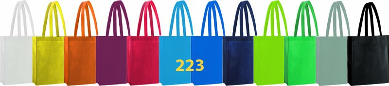 Non Woven Taschen mit Boden- und Seitenfalte